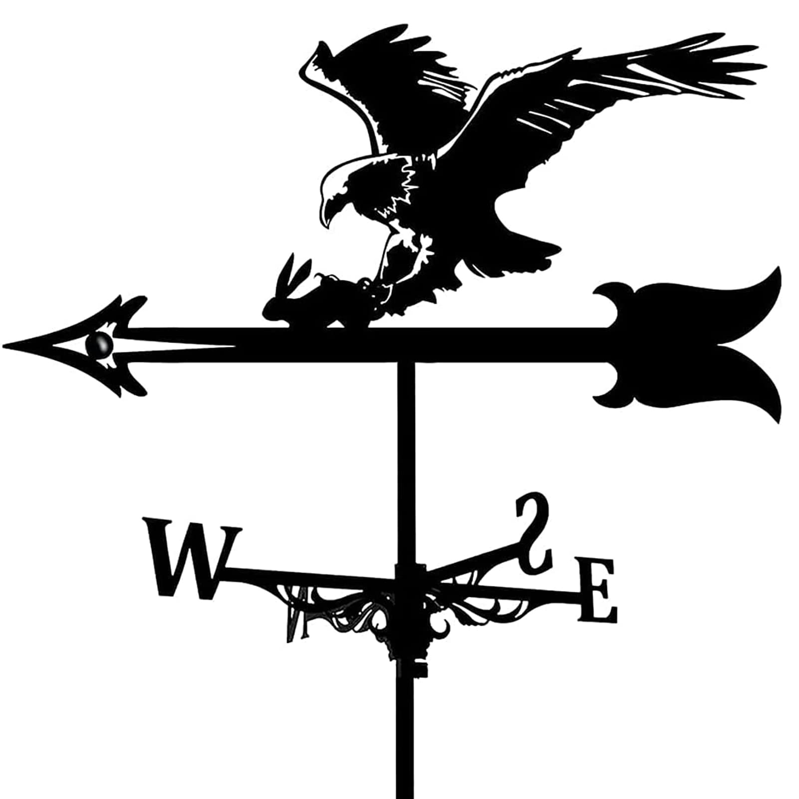 TAXXII Metal Weathervane Animal Wind Vane For Yard lion Direction Indicators Roof Garden Decorations for Outdoor Farm Gazebo