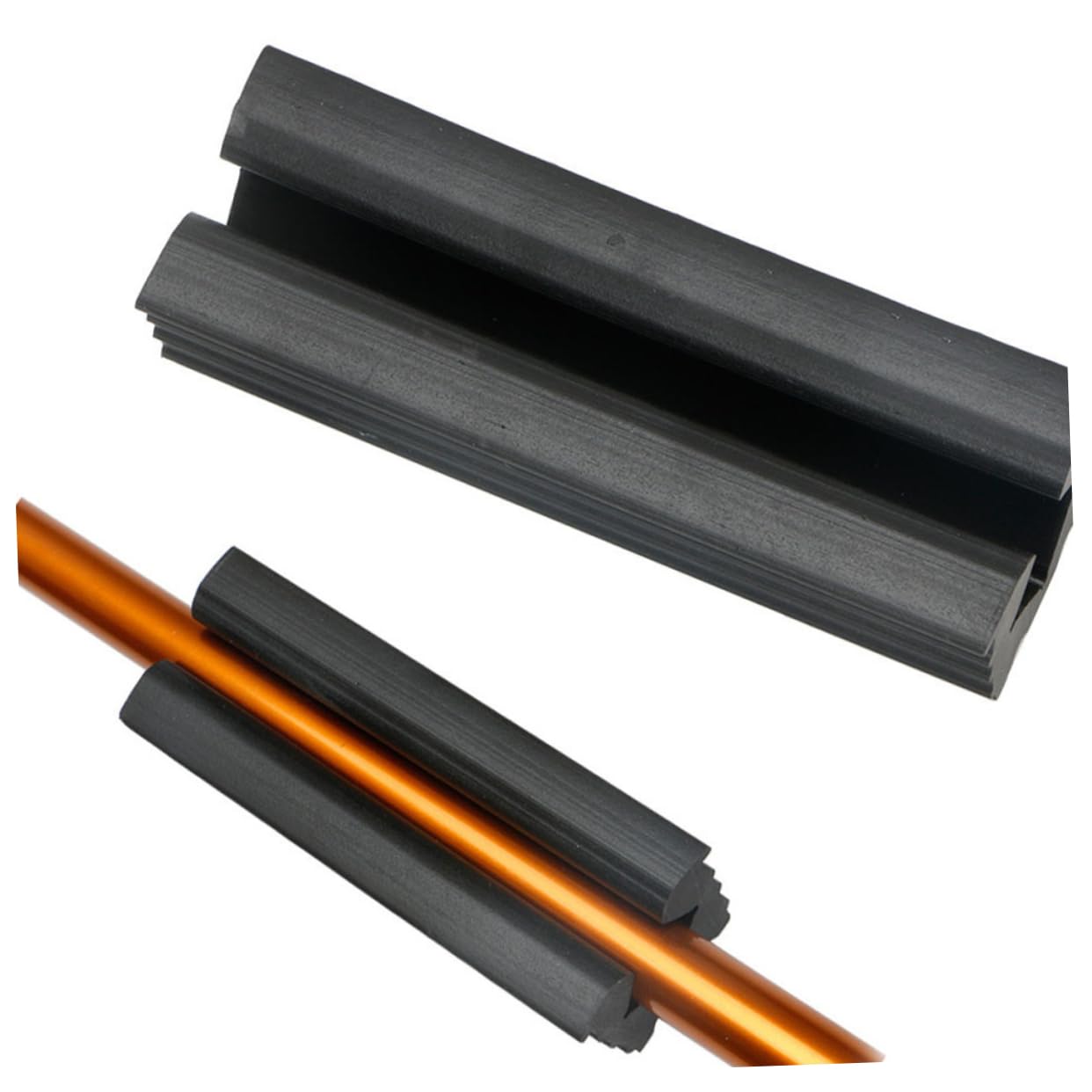 Mipcase 3Pcs Golf Grip Kit Rubber Clamp for Club Assembly Durable Vise Clamps for Easy Disassembly Enhanced Stability Portable Design for Golfing Convenience