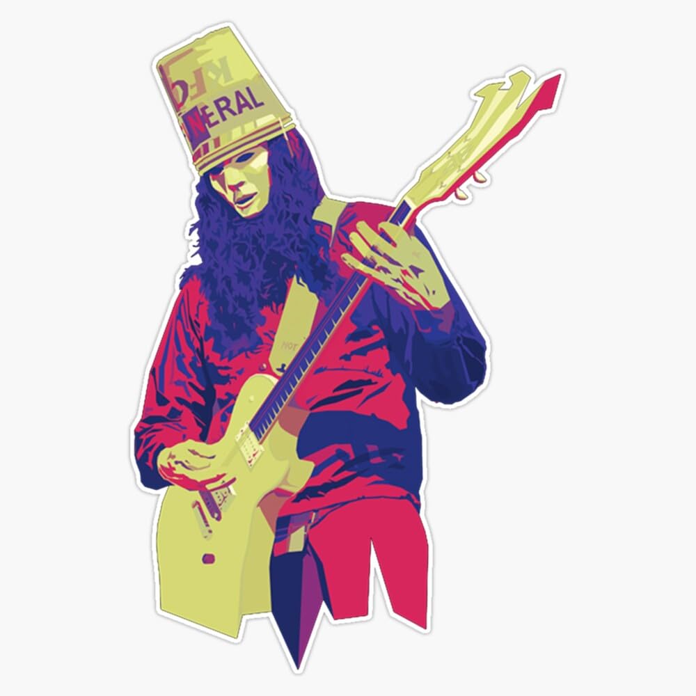 Buckethead Sticker Bumper Sticker Vinyl Decal 5"