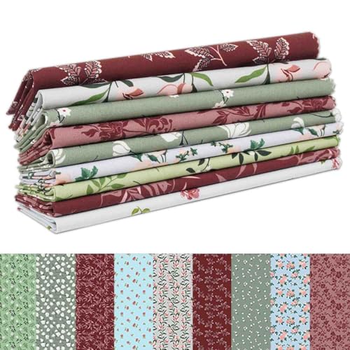 Tissu pour patchwork en coton sans déformation lot de coupons de 45x55 cm pour couture