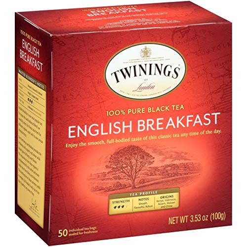 Twinings Of London English Breakfast Tea Bags, 50 Ct #TOP1