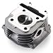 AH GY6 180cc 61mm Cylinder Head Assy with 69mm valves for 152QMI 157QMJ Scooter Moped ATV Go Kart Quad