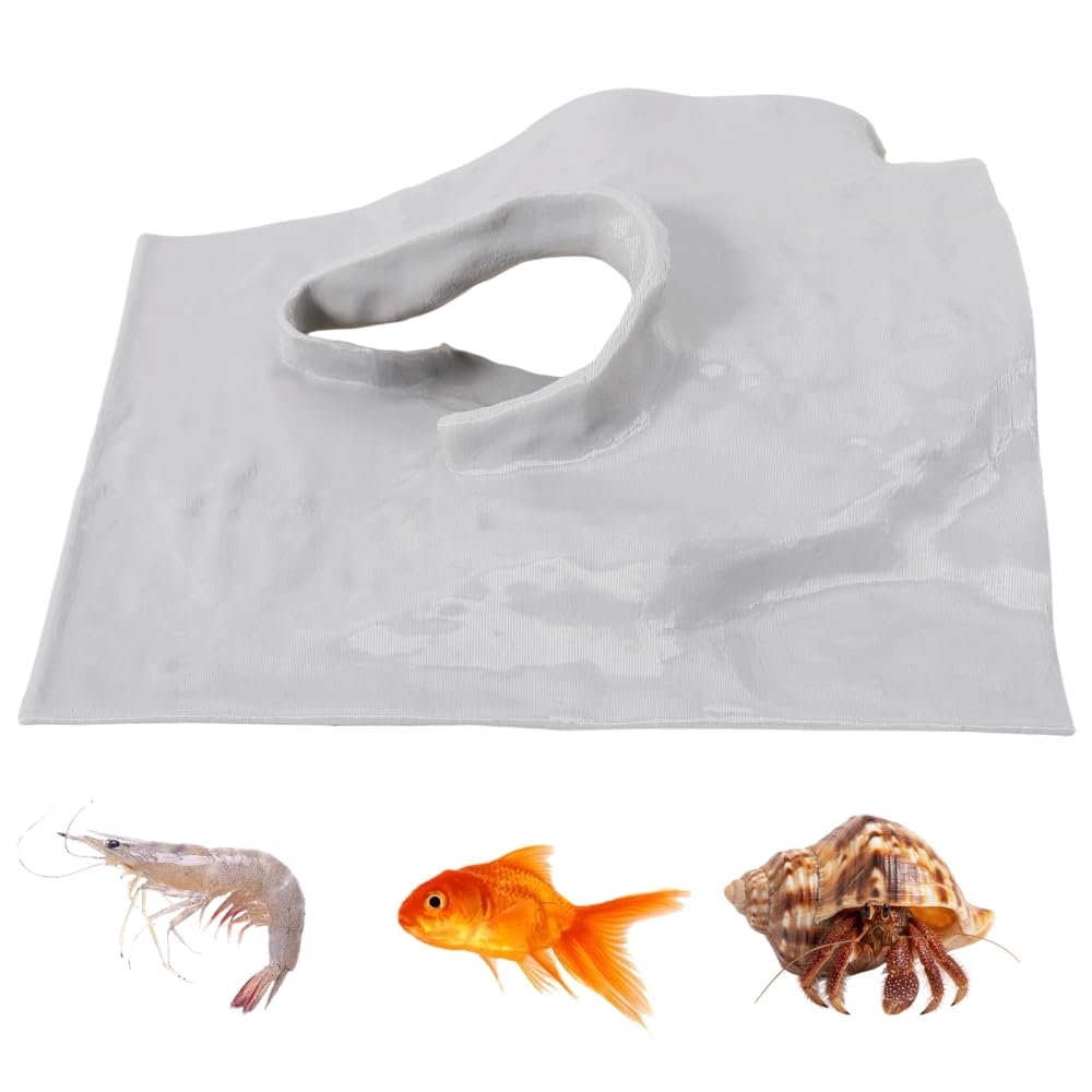Aquarium Hideout Cave, 3D Printed Fish Tank Shelter for Shrimp & Betta