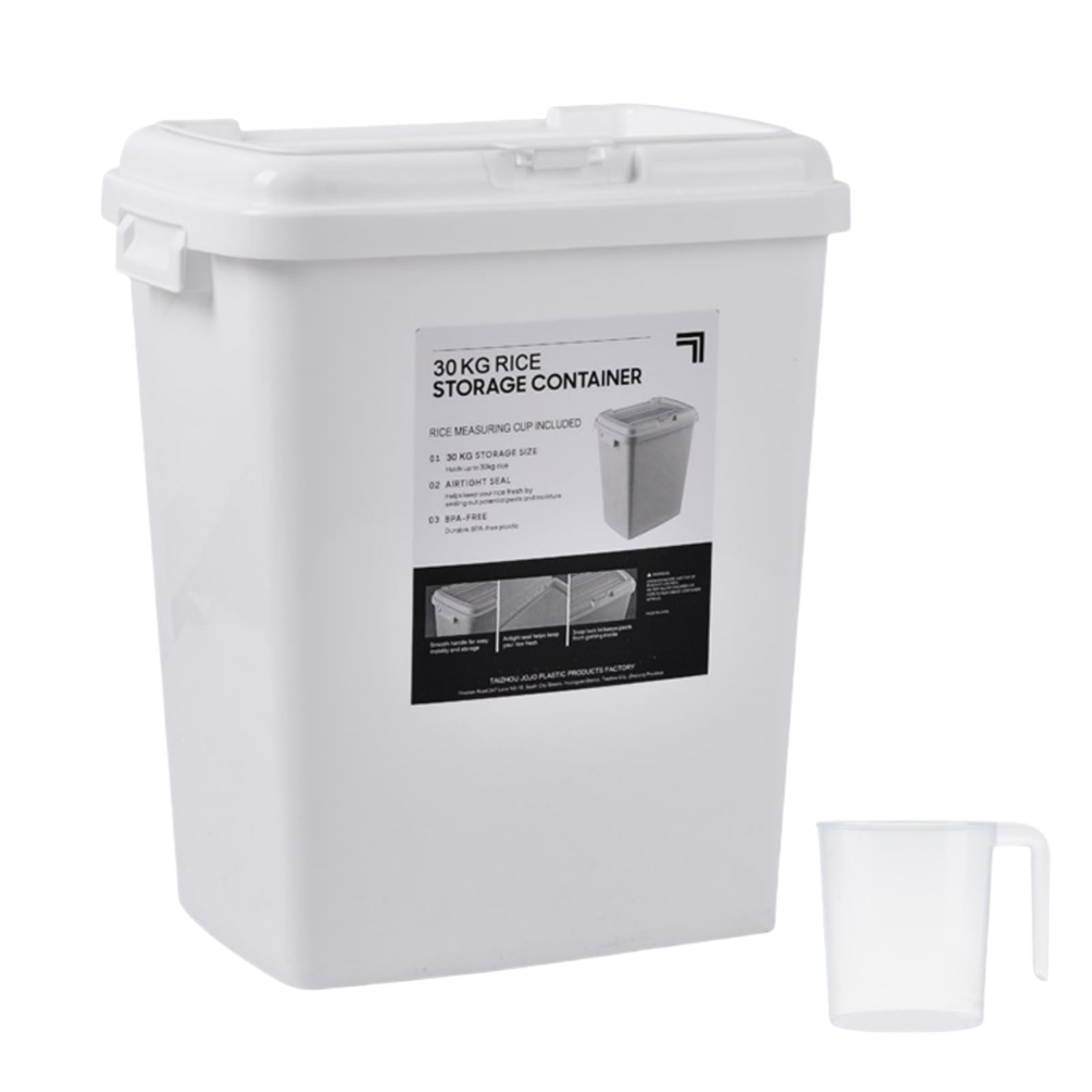 米びつ　30kg容量　美品 Amazon｜米びつ 大容量 20kg 30kg ライスストッカー 防虫 防湿 密閉 蓋