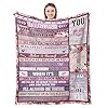 Daughter Gift from Mom Dad Best Gifts for Daughters from Mother Birthday Gifts for Daughter Daughter Birthday Gifts Ideas for Graduation Wedding Christmas to My Daughter Blanket 60×50