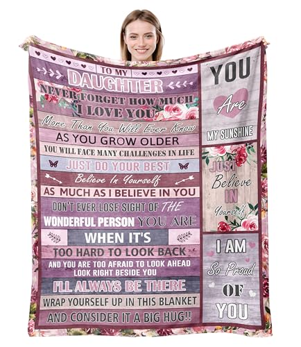 Daughter-Gift-from-Mom-Dad-Best-Gifts-for-Daughters-from-Mother-Birthday-Gifts-for-Daughter-Daughter-Birthday-Gifts-Ideas-for-Graduation-Wedding-Christmas-to-My-Daughter-Blanket-60x50 Daughter Gift from Mom Dad Best Gifts for Daughters from Mother Birthday Gifts for Daughter Daughter Birthday Gifts Ideas for Graduation Wedding Christmas to My Daughter Blanket 60×50