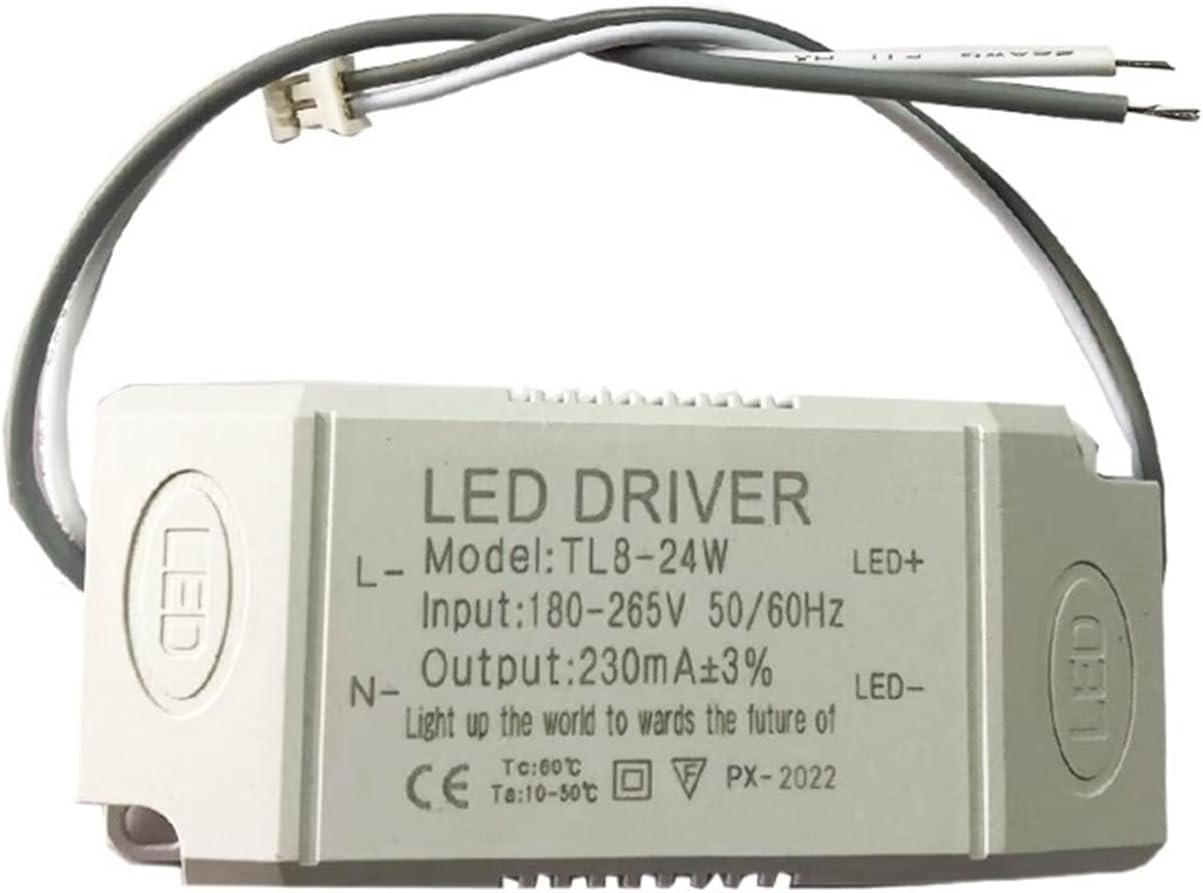 8-24W Driver Power Supply Constant Current no Flicker LED Rectifier LED Driver 24W Ceiling Light Power Supply