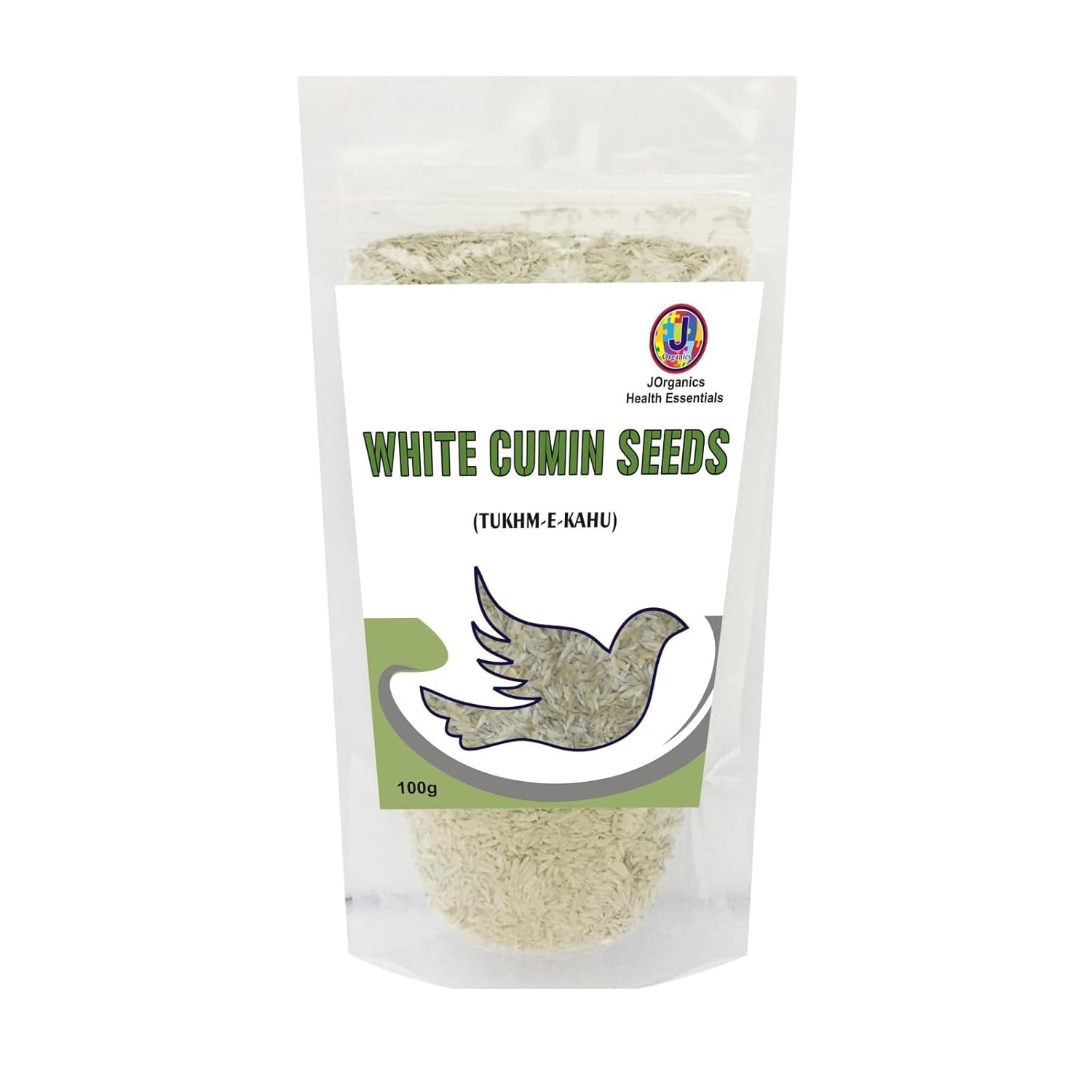 J Organics White Cumin Seed 100gm Tukhm E Kahu | Kahu Beej | Jeera Safed | Lactuca Sativa | Kahu Beej | तुख्म ए काहू | काहू बीज Herbal Seeds-image-20