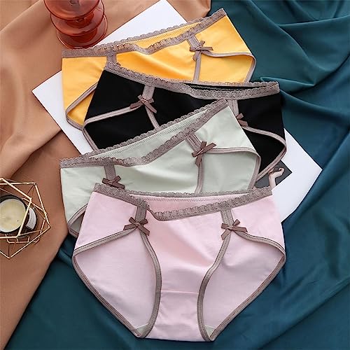 Sweet Japanese-style Midriff Panties Female Sense of Cute Girls High Elastic Package Hip Cotton Crotch Triangle3