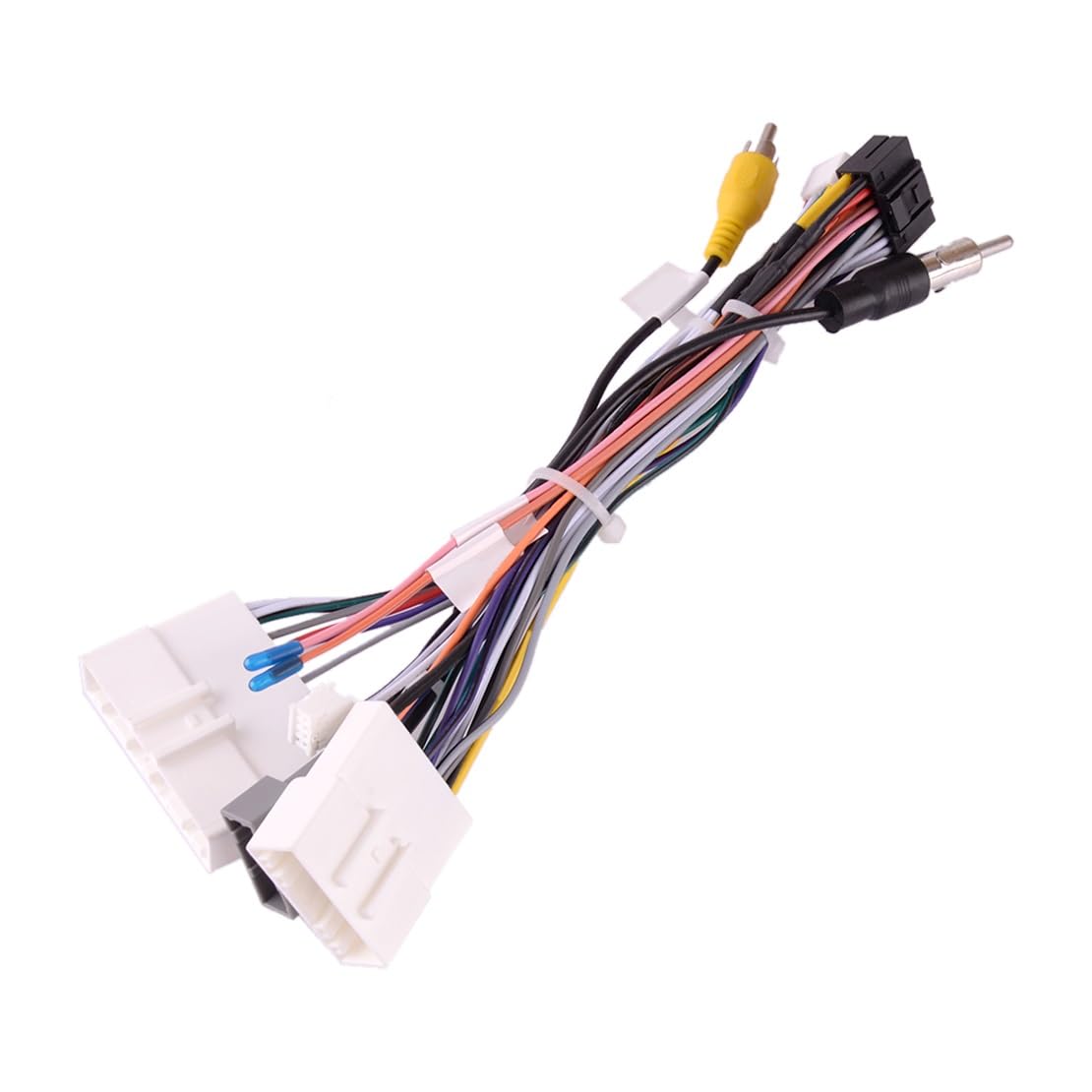 [Piezas de automóvil] Arnés de cableado ISO Conector de Radio de Coche Adaptador de Cable de Enchufe de 16 Pines Apto para Nissan [Fácil de reemplazar]
