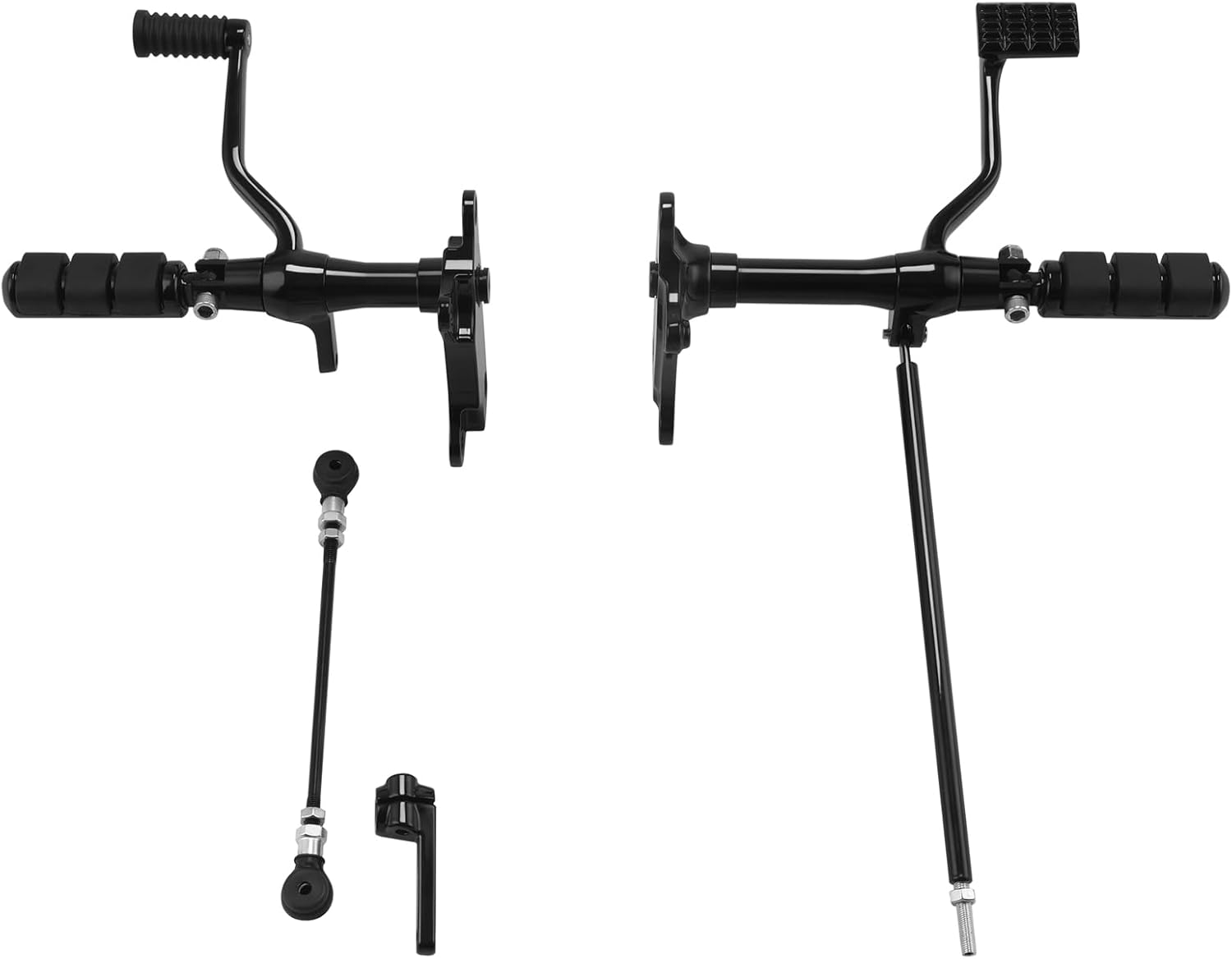 Motorcycle Forward Controls, SLMOTO Forward Controls Complete Pegs Levers & Linkage Fit for Harley Sportster XL 883 XL1200 1991-2003 2001