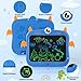 ONKELYIM LCD Writing Tablet for Kids, 8.5 inch Doodle Board Drawing Pad, Little Monster Toys for Kids, Travel Toys for 3 4 5 6 7 8 Year Old Boys Girls Birthday Christmas Gifts (Blue)