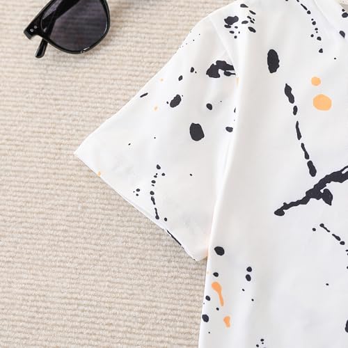 Image of Size 5-13 Years Boys Summer /Spring Outfits Set Short Sleeve T-Shirt & Pants Kids Boys Fall Fashion Clothes Sets
