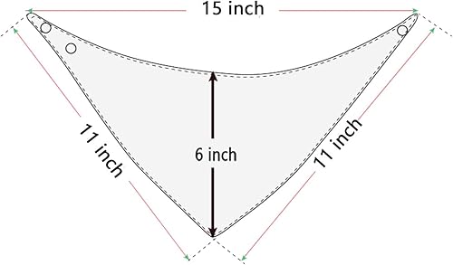 Miniatura 6 de JN&LULU Paquete de 3 baberos de bebé recién nacido, bandana, baberos para babear, de algodón, regalos para bebés