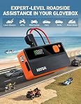 AstroAI M12-F 6000A Jump Starter with Air Compressor, Car Battery Booster Pack (All Gas & 10.0 L Diesel) with 150PSI Tire Inflator, 10 Protections, for 12V Cars, Motorcycles, SUV