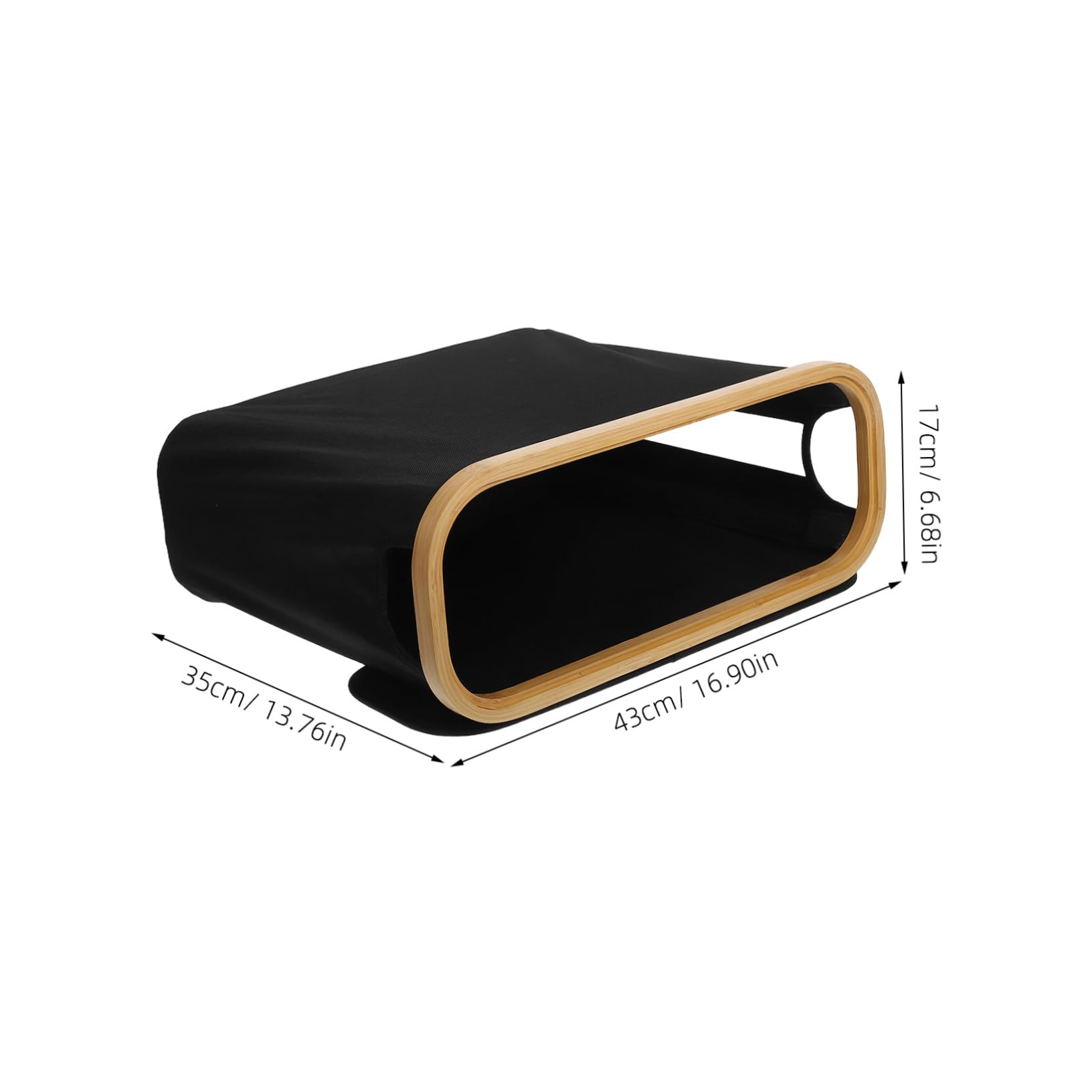 STOBAZA Collapsible Tissue Basket with Protective Lid Storage Container for Bathroom and Home Organization Space Saving Design