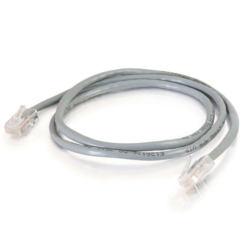 C2G 24343 Cat5e Cables - Non-Booted Unshielded Ethernet Network Patch Cable Multipack (25 Pack) Gray (3 Feet, 0.91 Meters)