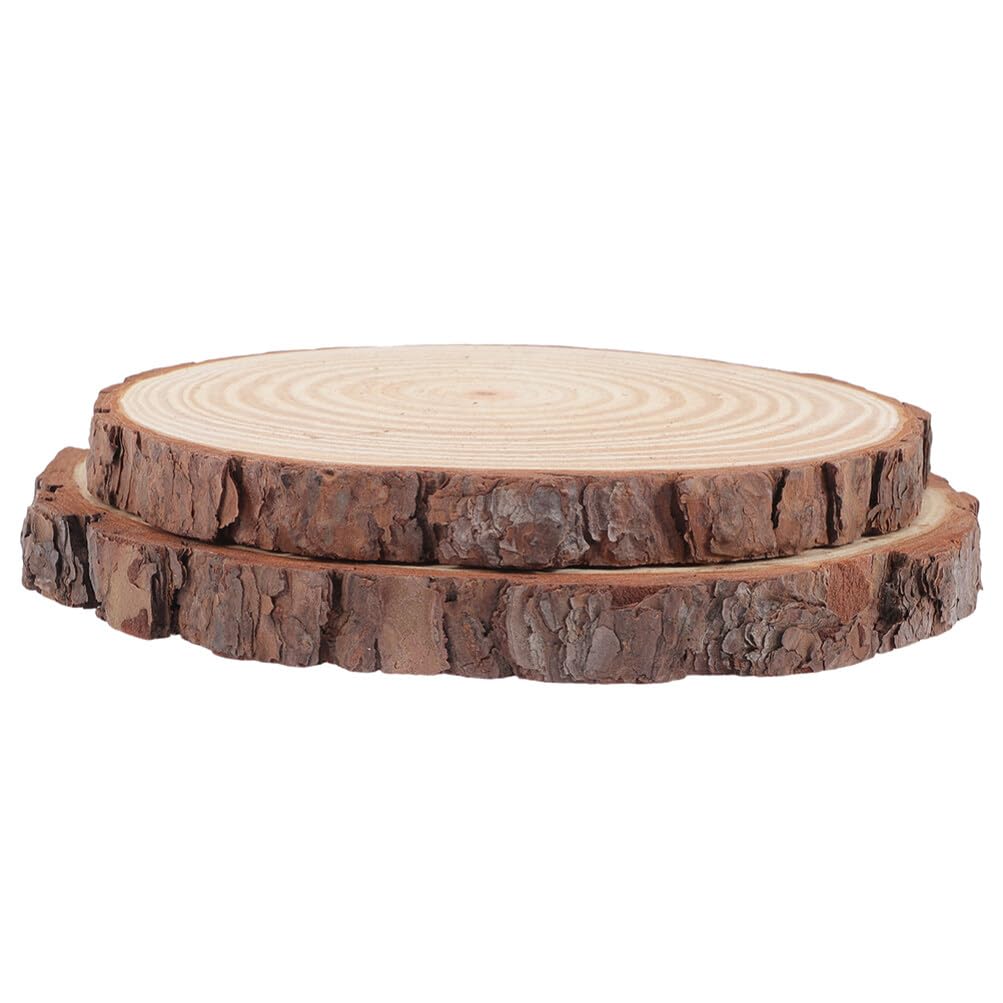 POPETPOP 2pcs Garden Decorative Wood Outdoor for Pathway Landscaping Natural Design for Garden Decoration