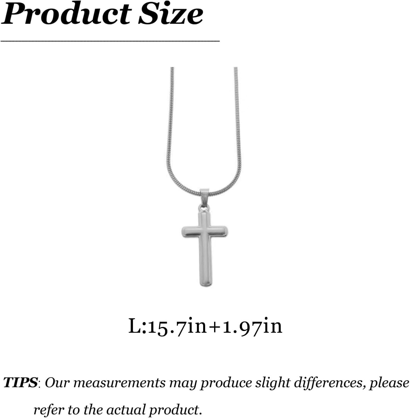 72ore To My Son Necklace from Mom Silver Chain Cross Pendant Protection Necklace for Men Birthday Jewelry Gifts for Son - Image 6