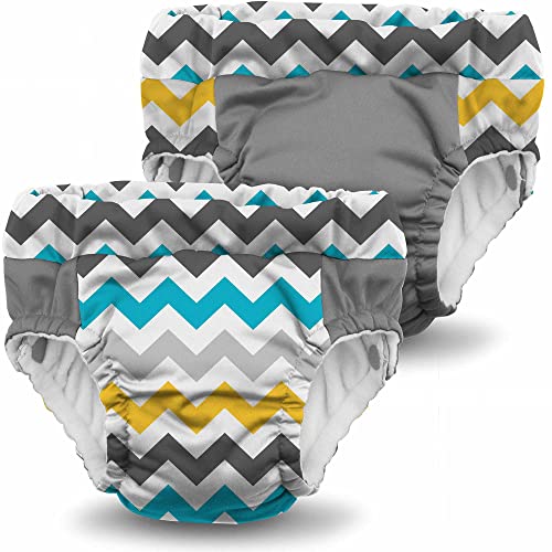 Image of Kanga Care Lil Learnerz Reusable Toilet Training Pants (XSmall - Charlie & Platinum)