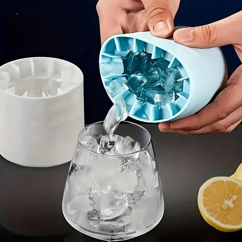 Molde de hielo de silicona 2 piezas con dispensador miniatura 1
