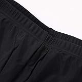 CharmLeaks Women Sport Swiming Jammers Surf Boyleg Swim Bottom Boardshorts, Solid Black, XXL - Image 6