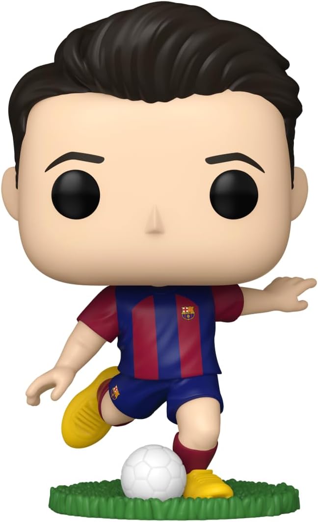 Funko POP! Football: Barcelona - Robert Lewandowski - Barcelona FC - Collectable Vinyl Figure - Gift Idea - Official Merchandise - for Kids & Adults - Sports Fans - Model Figure for Collectors