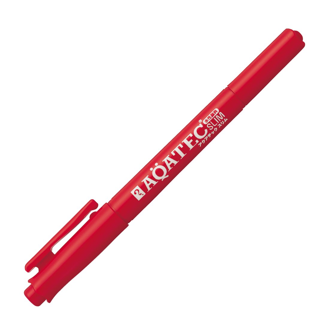 Aquatech slim red Teranishi Chemical pack de 10 feutres japonais