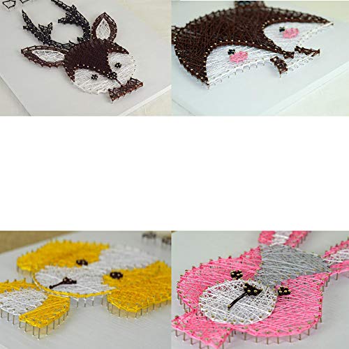 Peinture fil enroulé Fox REYG : kit string art diy renard