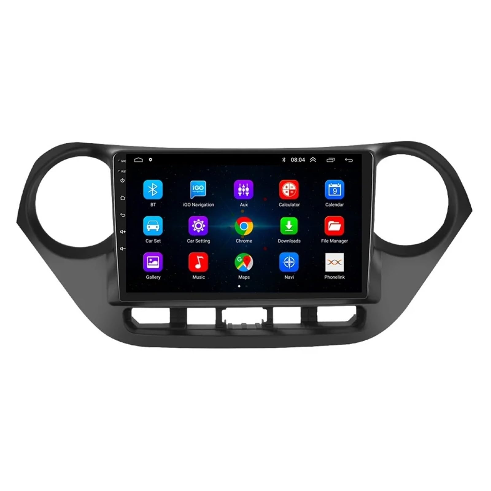 Android 13 samochodowe stereo do Hyundai I10 2013-2018 9-calowy ekran dotykowy radio samochodowe obsługa nawigacji satelitarnej WiFi 4G BT SWC GPS z bezprzewodową kamerą CarPlay Android Auto FM USB
