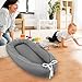 Baby Lounger Cover for Newborns, Reversible & Adjustable Infant Nest, Soft Baby Nest, Breathable & Washable, Portable Lounger for Boys & Girls