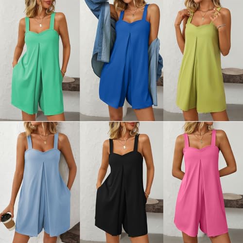Combinaison short jambes larges fluide contre la chaleur - 4