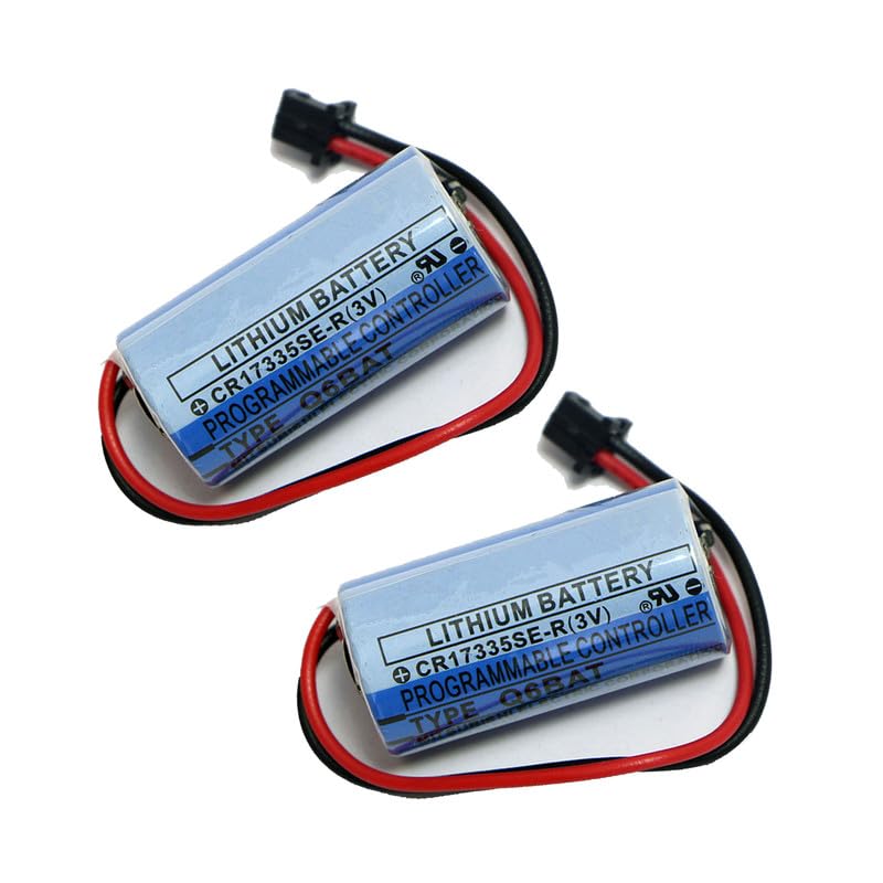 Batterie CR17335 F4E1 Q6BAT 3V ER2/3A pour remplacement pile automate programmable Q02CPU
