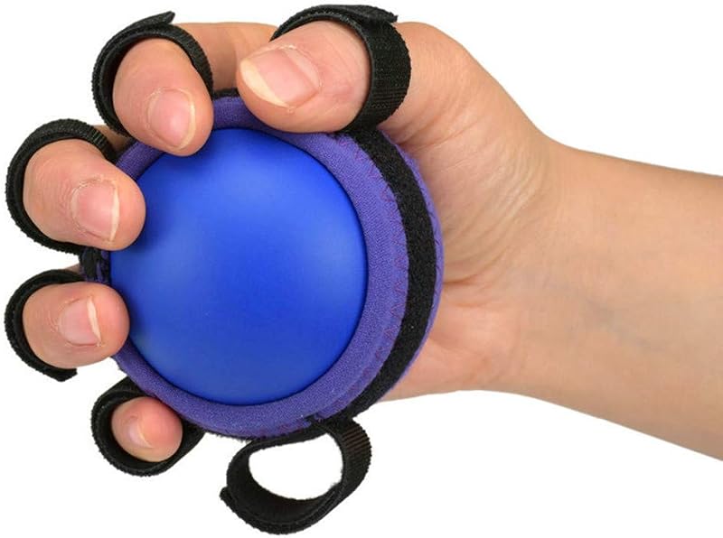 Wrist Gyro Ball, Five Finger Grip Ball for Stroke Hemiplegia Rehabilitation Training - Elderly Exercise Equipment for Finger Strength and Wrist Force