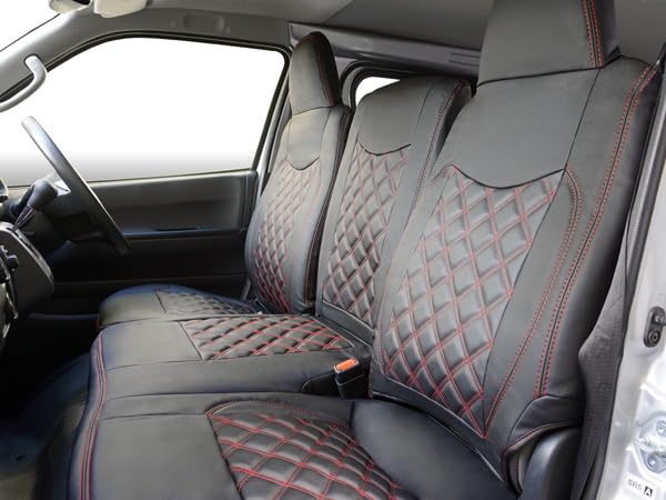 Amazon | ハイエース 200系 DX専用 ダイヤカット レザー シートカバー 