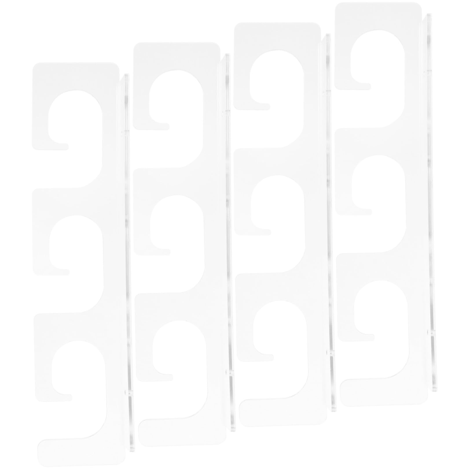 SUPVOX 2paia Supporto per Canne da Pesca in Materiale Acrilico Portacanne da Pesca per Garage e Soffitto Staffe per Canne da Parete Design Semplice e Funzionale per Riporre