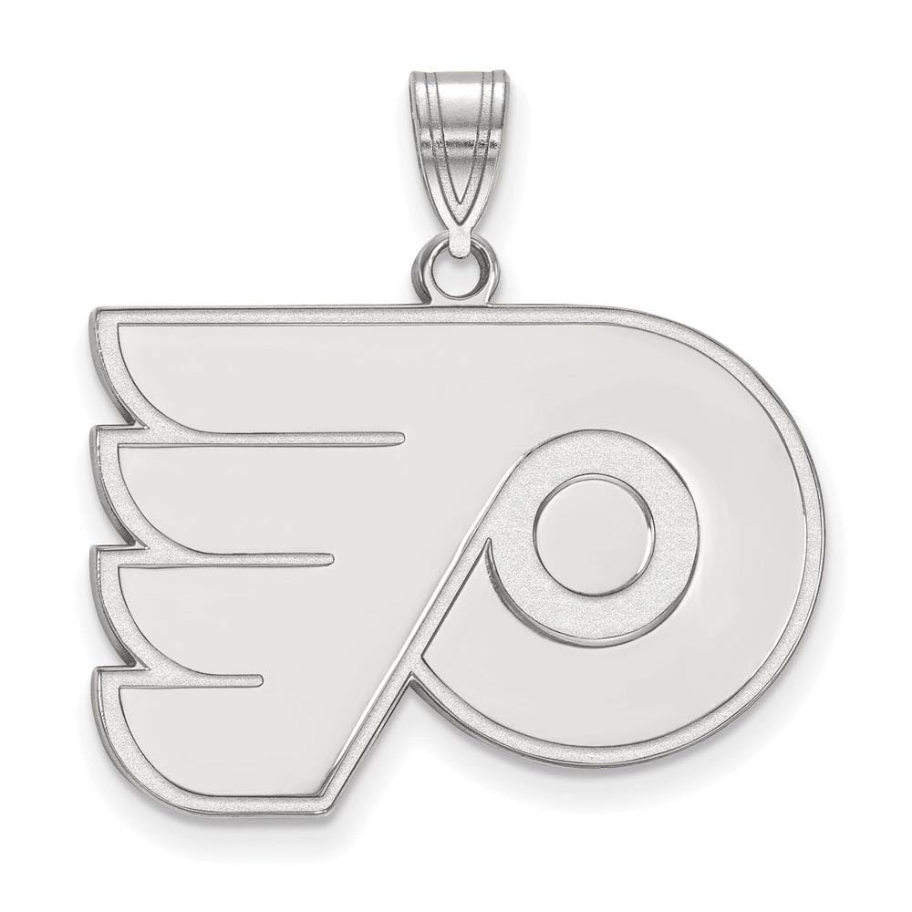Philadelphia Flyers Large (3/4 Inch) Pendant (Sterling Silver)