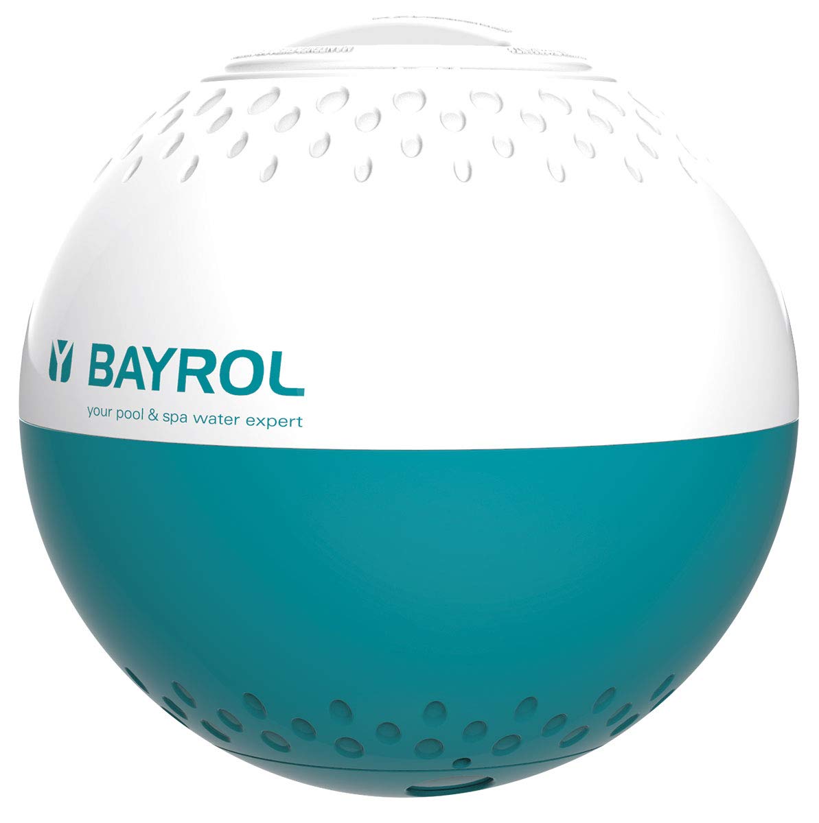 BAYROL Dosierschwimmer für 200 g / 250 g Chlortabletten - mit Leerstandsanzeige und regulierbarer Dosieröffnung mit 5 Stufen - Einrastender Verschluss für hohe Sicherheit