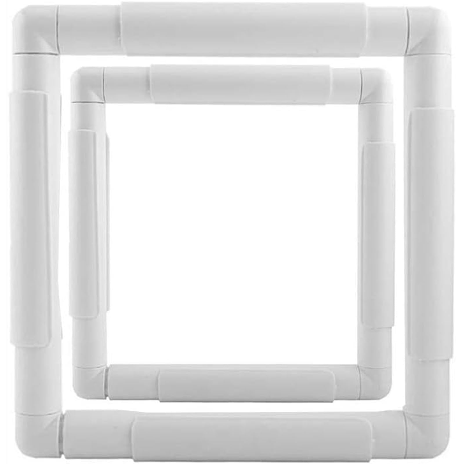 Fydun Cadre de Point de Croix, Cadre de Clip en Plastique Rectangle carré pour Outil de Point de Broderie au Point de Croix(#1 Fydun Cadre de Point de Croix, Cadre de Clip en Plastique Rectangle carré pour Outil de Point de Broderie au Point de Croix(#1