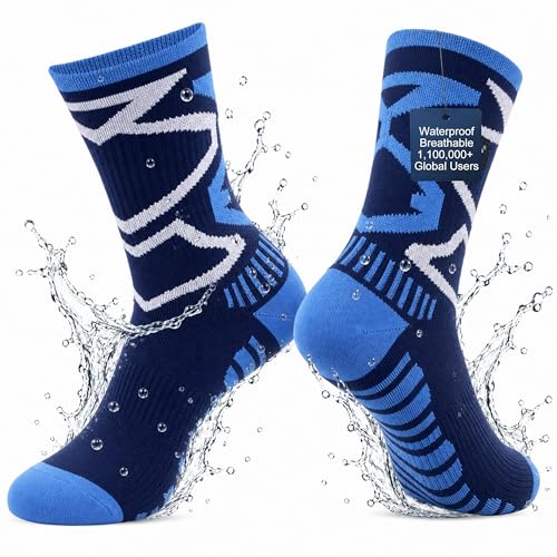 Image of RANDY SUN Waterproof Breathable Socks, [SGS Certified] Unisex Skiing Trekking Hiking Wading Trail Socks