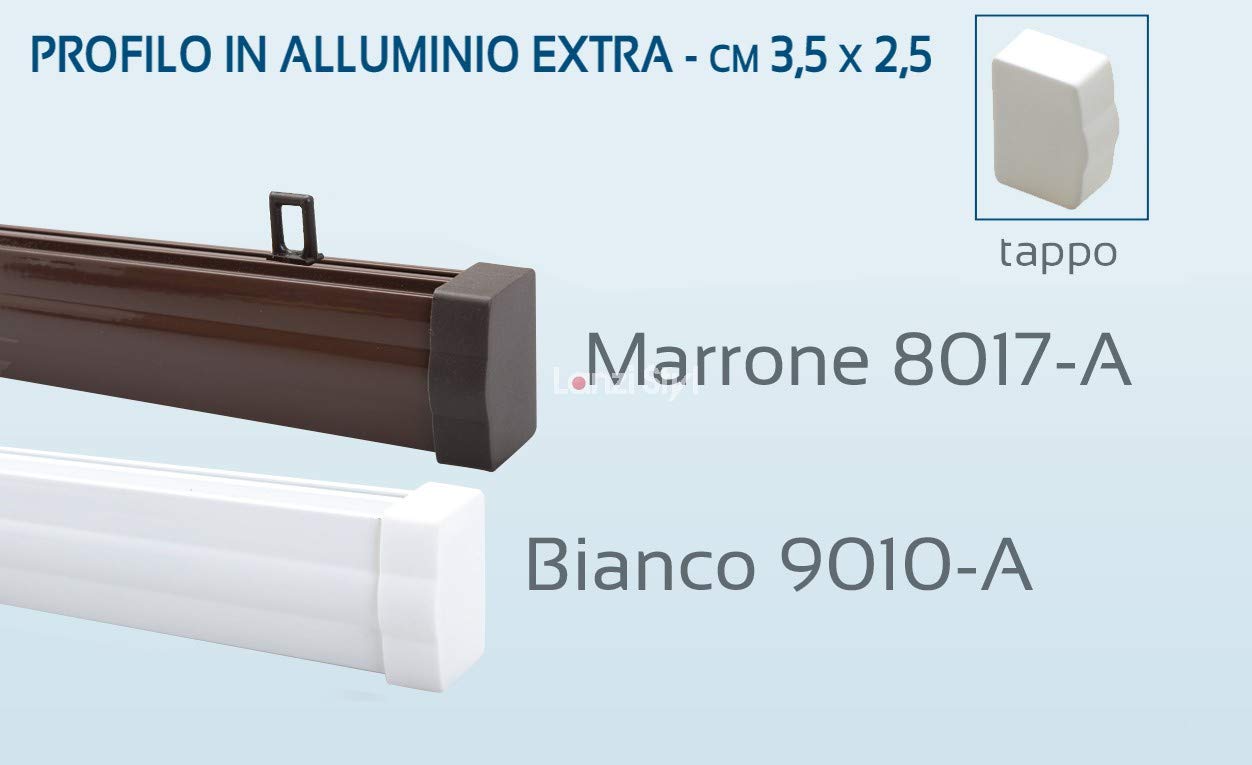 MOSCHITELLA Tenda a Bande PVC Trasparente per divisori, banchi frigo, Celle frigorifere, Laboratori comprensiva di Profilo già assemblata - Misura L 120 x 220 H