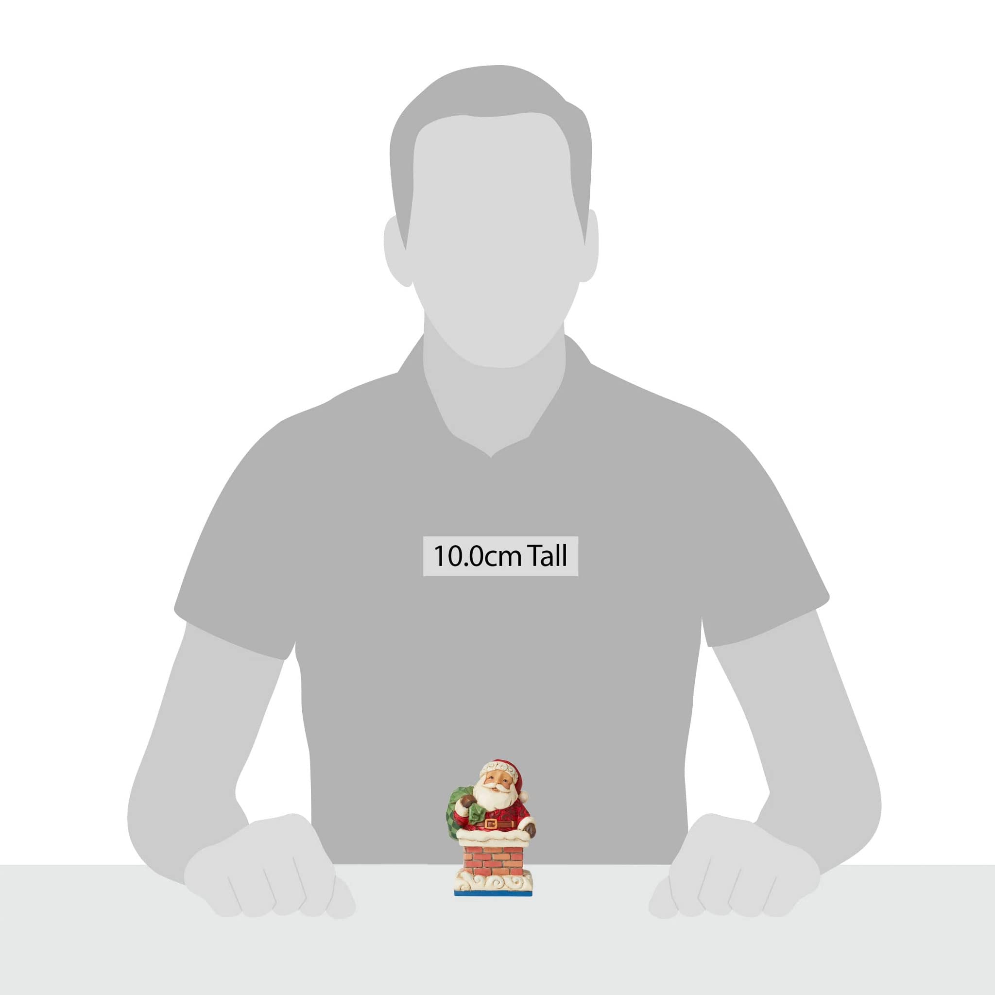 Amazon.co.jp: Enesco Jim Shore Heartwood Creek Santa in Chimney 