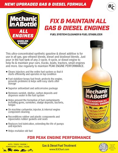 Ethanol Shield ESM-MIB24 Marine Fuel Stabilizer & Preservative/Mechanic In A Bottle Gas & Diesel Formula Fuel System Cleaner 24 Oz thumb #1