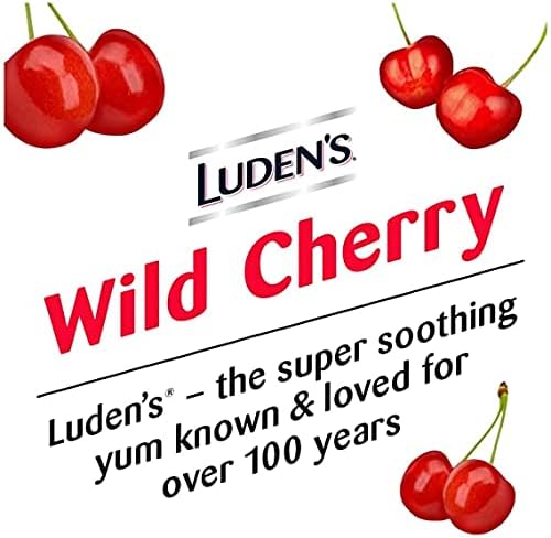 Miniatura 6 de Ludens Gotas de garganta Wild Cherry, alivio del dolor de garganta, 30 unidades (paquete de 4)