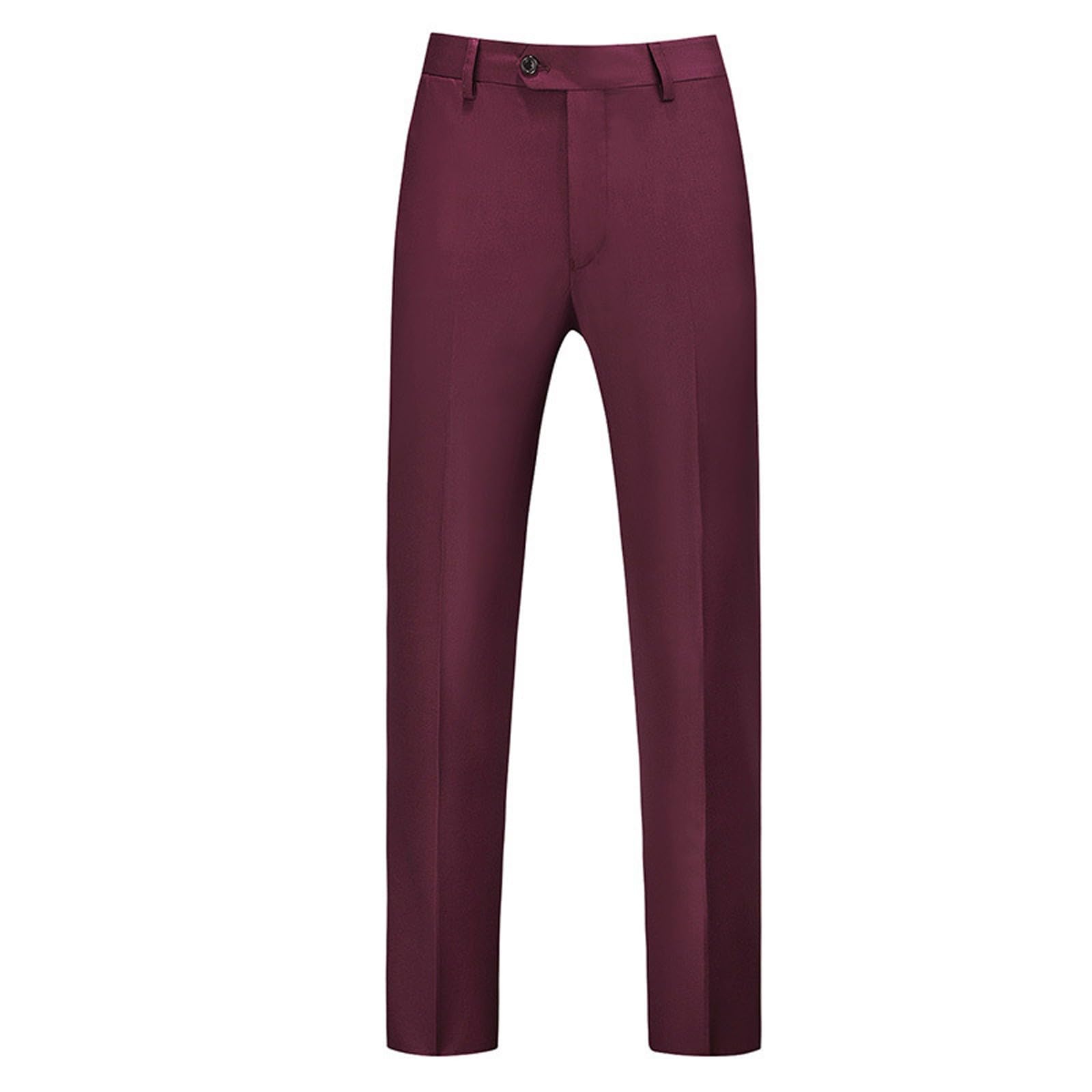 DENGJIAMY Pantalon de costume pour homme - Pantalon classique de mariage - Pantalon élégant - Grande taille - Coupe ajustée - Pantalon habillé pour homme