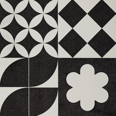 RomDeco Peel and Stick Floor Tile, Peel and Stick Tile Vinyl Flooring, Floor Tile Peel and Stick Waterproof for DIY Installation, Home Decoration (11.8 x 11.8 Inch, 10 Pcs) Cover