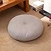 NSXBY Épais Extérieur Intérieur Coussin Garniture De Chaise,Rond Coton Lin Oreiller De Plancher,Tatami Coussin De Plancher Accueil Canapé Bureau Voiture Décor,Coussin De Yoga,Oreiller Ro-M 16"(40cm)