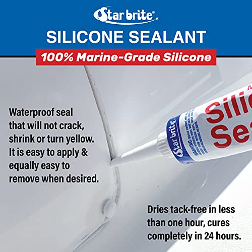 Star Brite Silicone Sealant Black 2.8 Oz. (082103) #TOP2