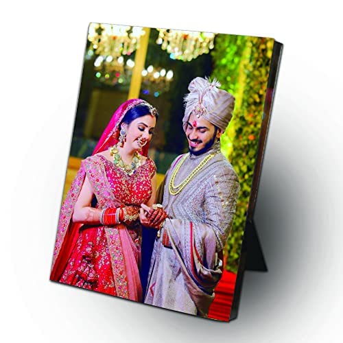 Photojaanic Customized Table Photo Frame, 8x6 Tabletop Frame | Personalized Photo Frame for Home Décor, Bedroom & Office | Perfect Birthday, Anniversary, and Special Occasion Gift