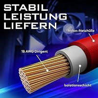 EZDIY-FAB PSU Kabelverlängerung Ummantelt Custom Mod GPU PC Netzteil Weiches Nylongeflecht mit Kamm Kit 24PIN/3x 8PIN bis 6+2Pin/ 2X 8PIN bis 4+4PIN-300MM/11.8in-Schwarz – Ansicht 6